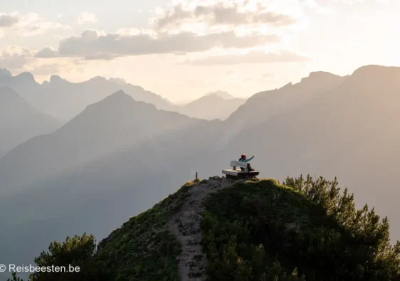Wandelen in het Alpbachtal in Oostenrijk: mooie routes & favoriete plekken: zonsondergang Gratlspitze