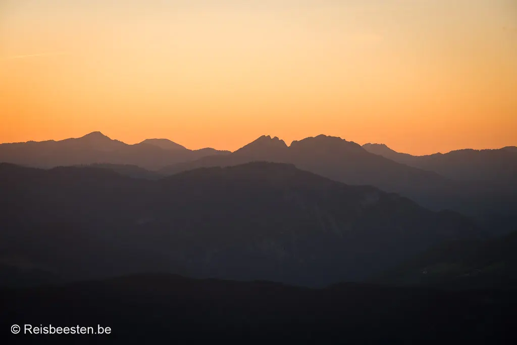 zonsondergang Gratlspitze