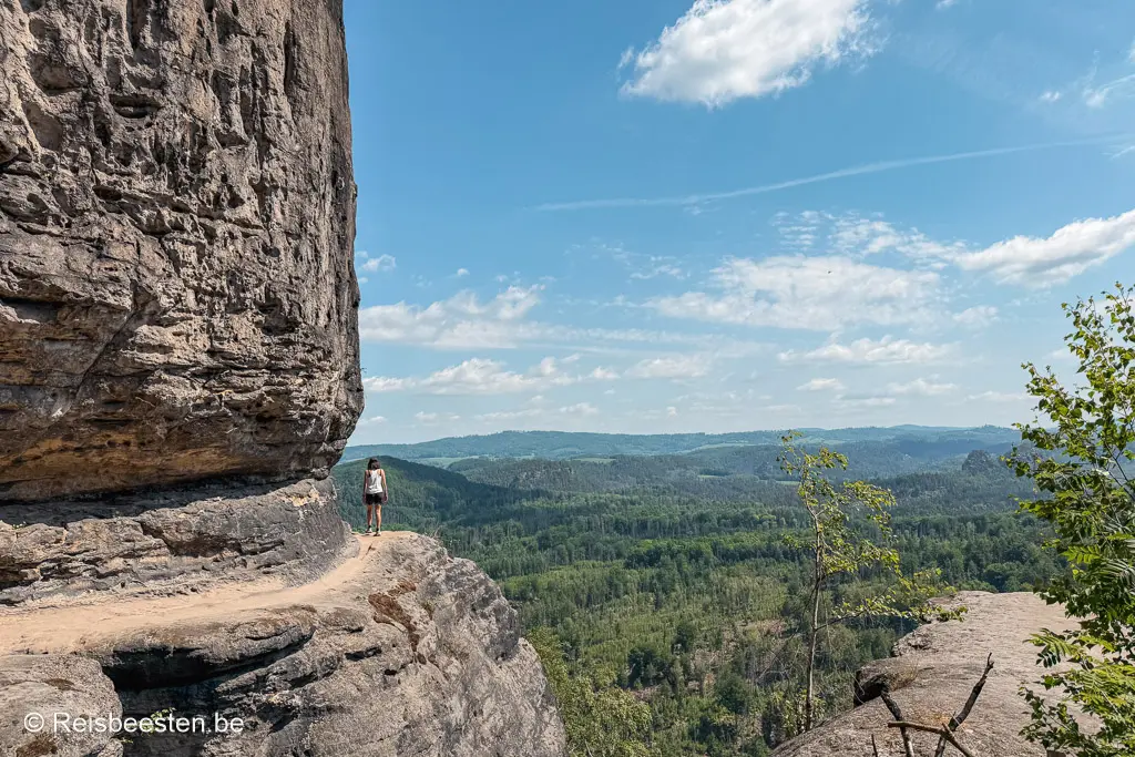 onvergetelijke wandelingen in Saksisch Zwitserland in Duitsland: Hike naar Carolafelsen en de Idagrot